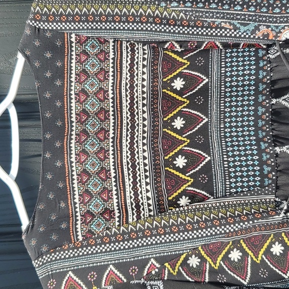 SAMI & JO Sides Paisley Boho 70's Style Hilo Decorative Crochet Dress M … - Picture 12 of 17